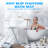 Portable Spa Bubble Bath Massager,Full Body Waterproof Spa Mat For Bathtub, 6-Speed Bubbles, Remote Control & Non-Slip Suction Cups For Home Relaxation