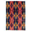 Tapis unique en laine noué à la main marine foncé 8 pi x 12 pi New Age Mogul Raadhiya
