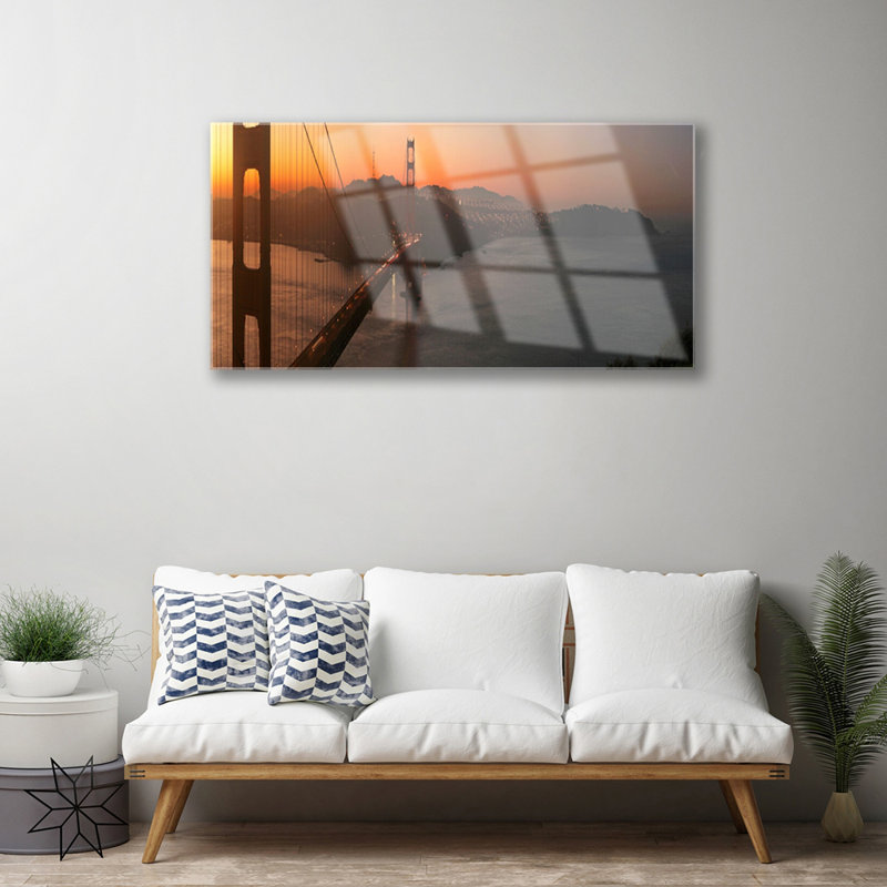 Bridge Architecture - Unframed Photograph on Glass