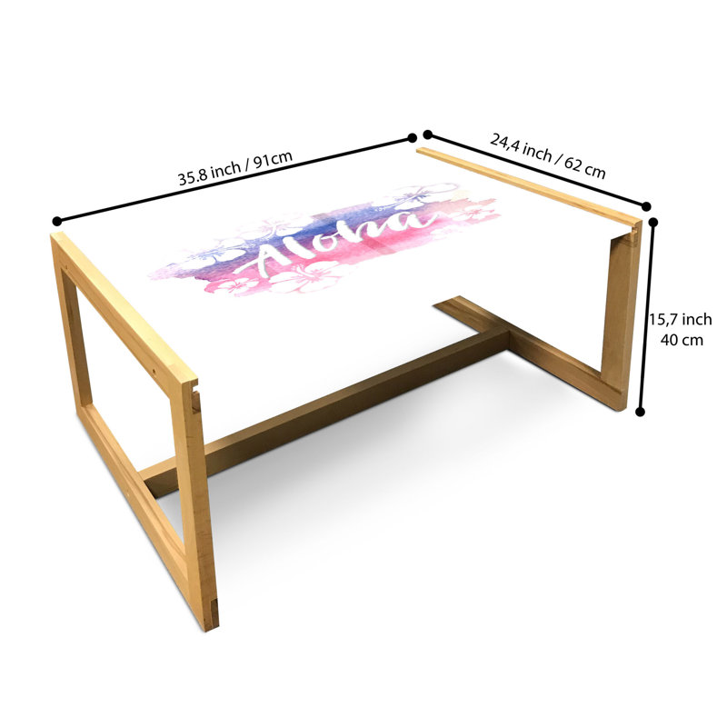 Jakyre Sled Coffee Table, 90cm H x 62cm W x 40cm D