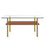 Table basse avec plateau en verre trempé-754428024