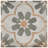 D'Anticatto Decor Florence 9" x 9" Porcelain Patterned Wall & Floor Tile