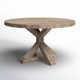 Bianca Round Solid Wood Dining Table