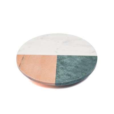 Plateau tournant en marbre 3 tons Wrought Studio ™