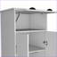 Commodes avec rangement | Armoire supérieure, tablettes, tringle, tiroir | Blanc | Panneau de particules