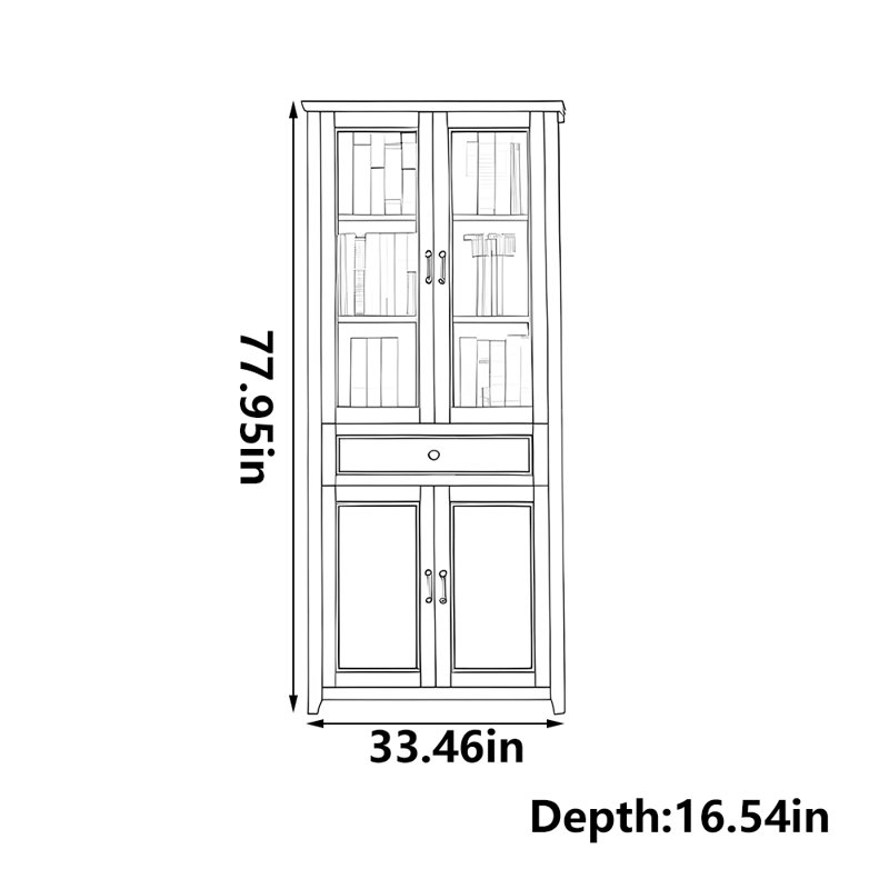 Retro home practical bookcase