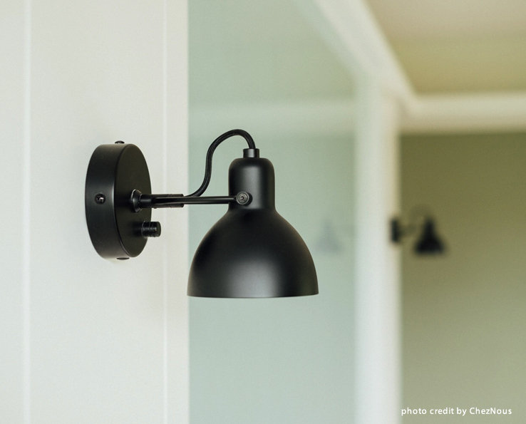 1 - Light Wall Sconces, Black