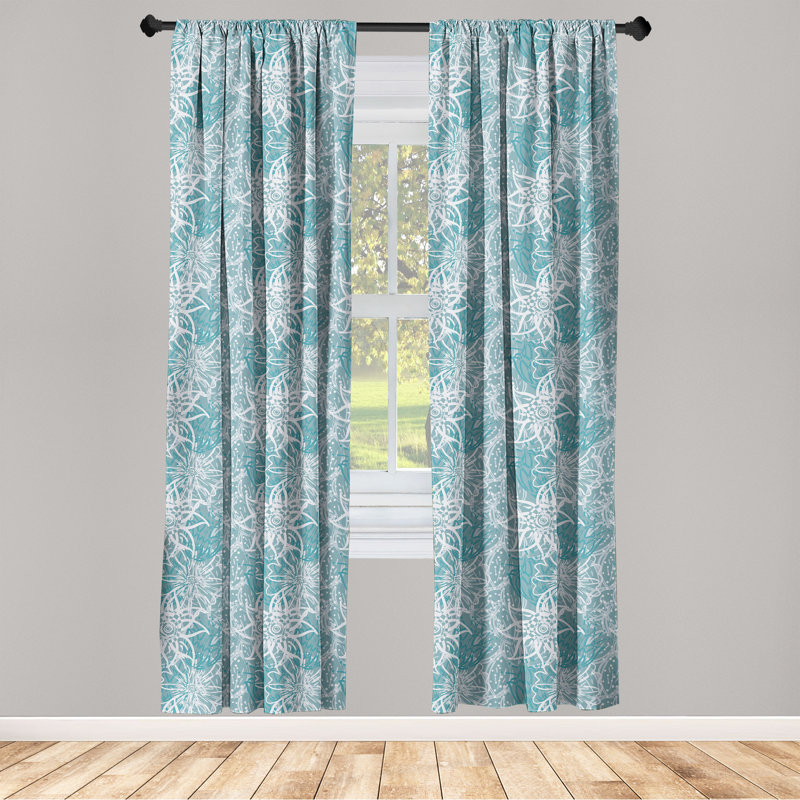 Semi Sheer Curtain Pair