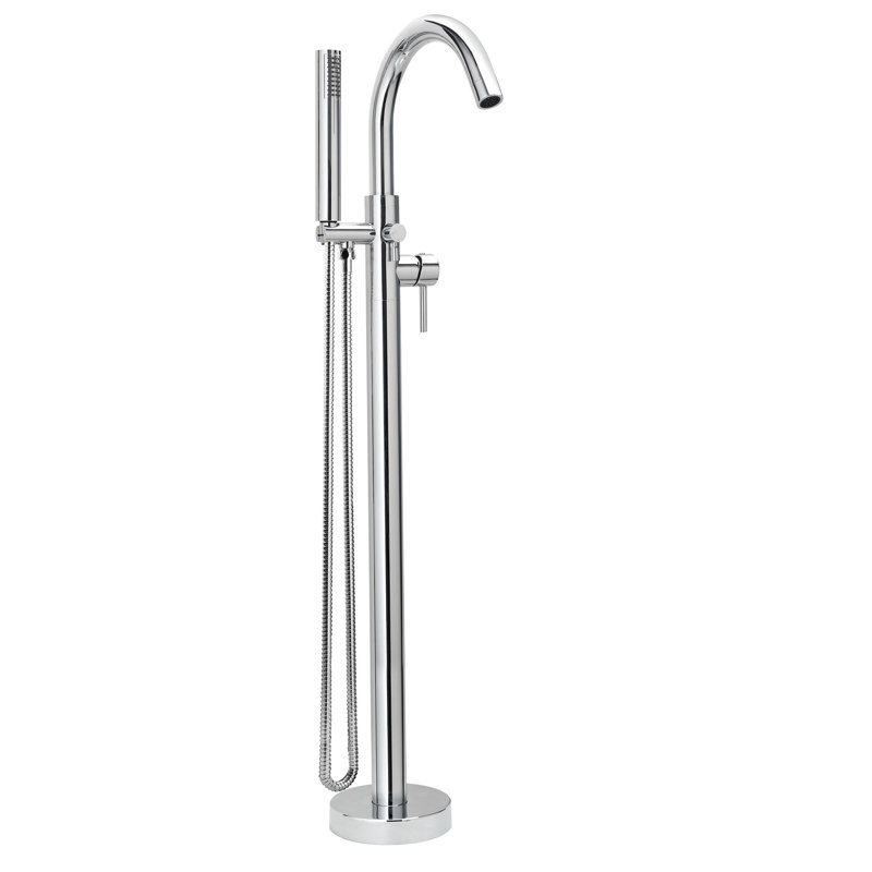 Robinet de baignoire autoportant monocommande à fixation au sol