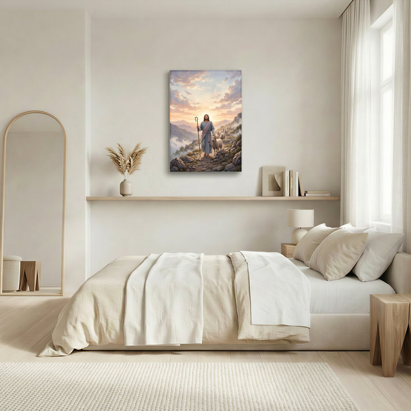 "Shepherd Path", reproduction d'art sur toile, ensemble de 1, Toile tendue, H 24 po x l 18 po