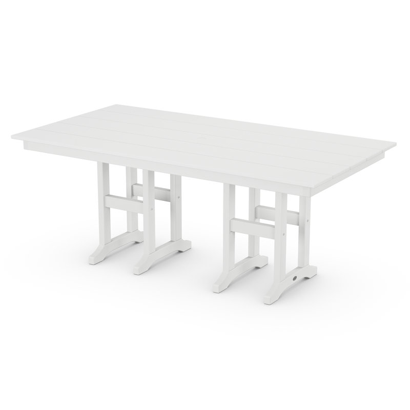 Tables de salle à manger avec pieds 37 "x 72" Tables, Blanc
