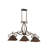 Labriola 3 - Light Antique Rust Pool Table Lights Pendant