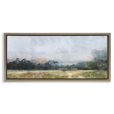 Paysage champêtre abstrait