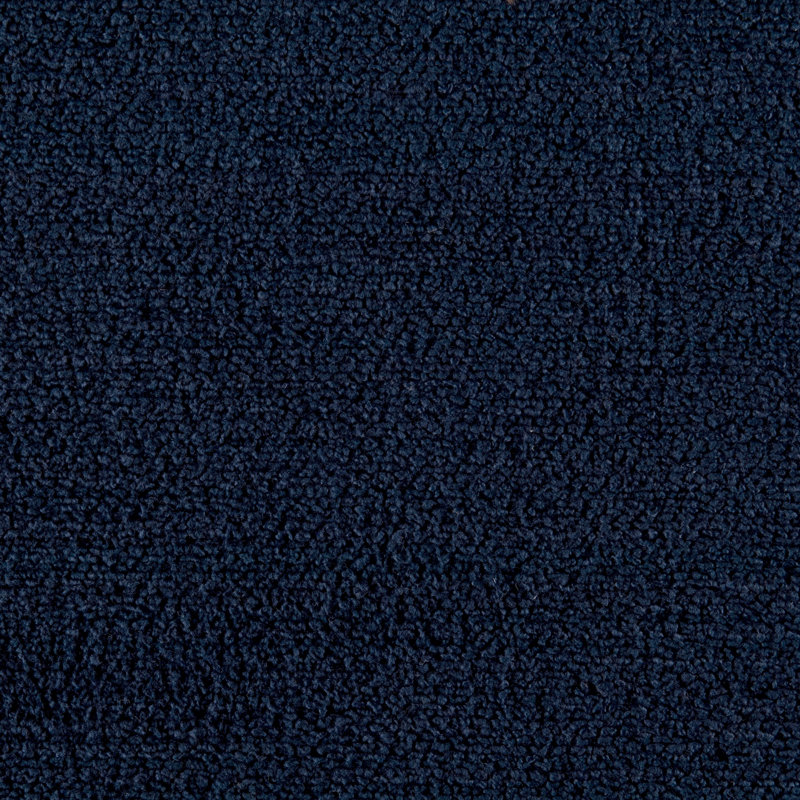 Chaise d'appoint Mid-Century moderne en chenille 1pc, Bleu
