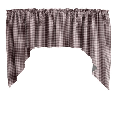 Cantonnière à carreaux Gingham