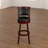 Leda Swivel Upholstered Counter Stool with Solid Wood Frame-366754807