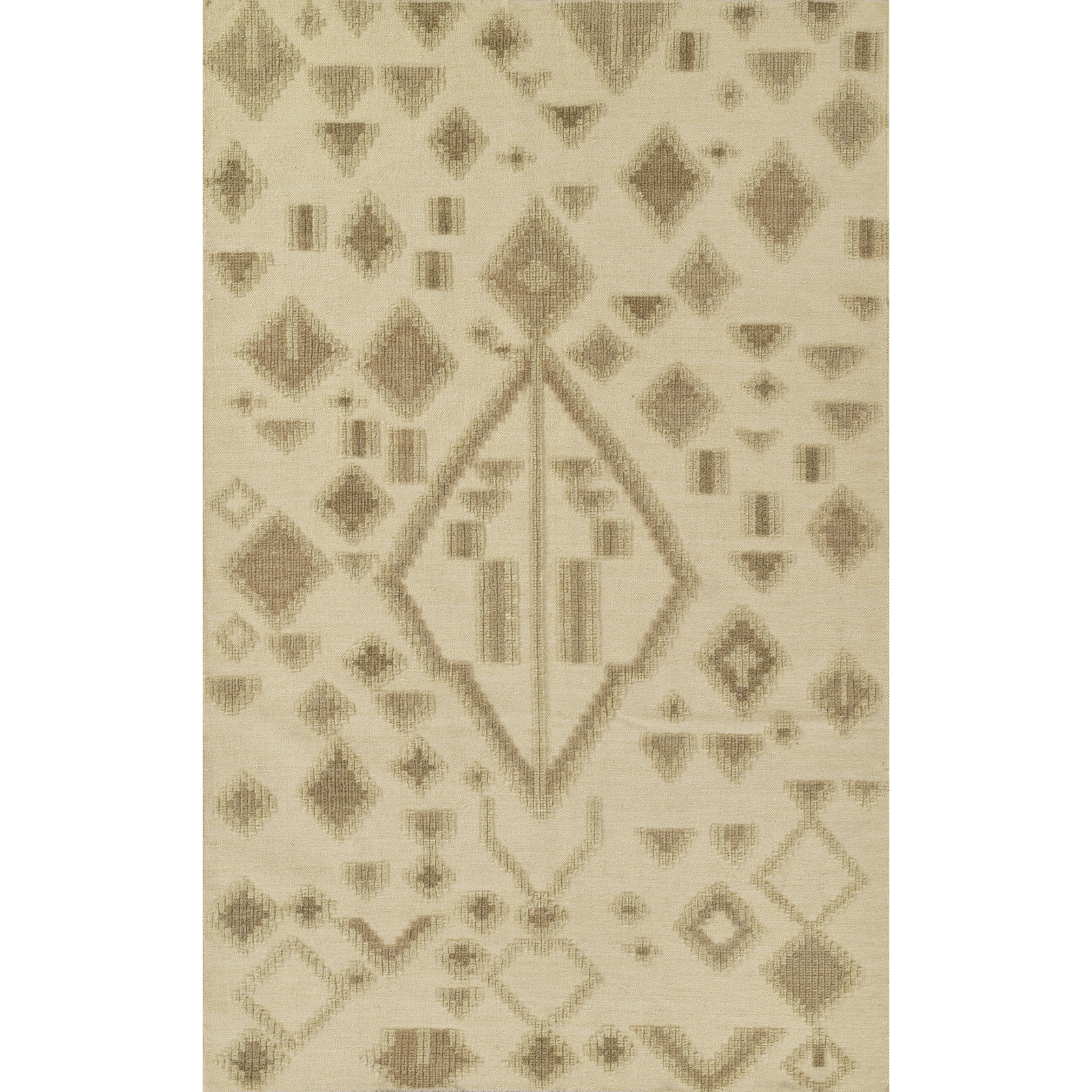 Arlan Natural Hand-Woven Geometric Rug, Rectangle 9' X 12'