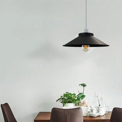 8.5cm H Metal Cone Lamp Shade ( Screw On )