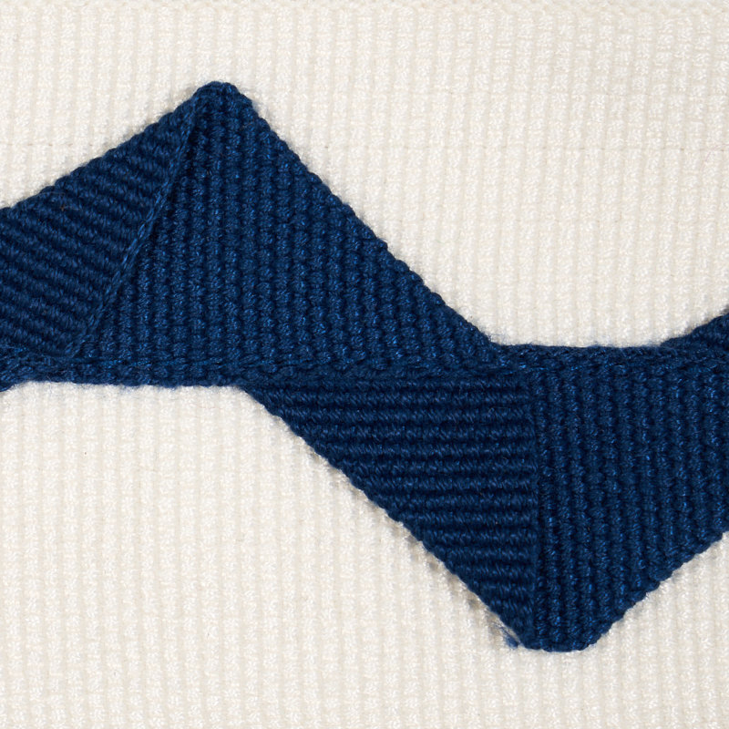 Schumacher x Mary McDonald Lazare Applique Tape, Navy/Ivory