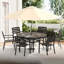 All-Weather Metal Dining Chairs Set for Outdoor Spaces-1459130026