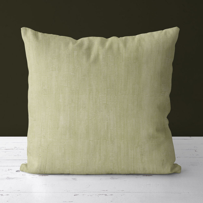 Housse de coussin carré et insert, Vert