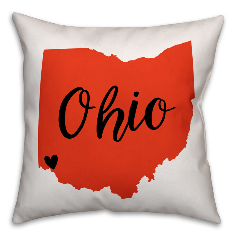 Reversible Throw Pillow, 16" x 16"