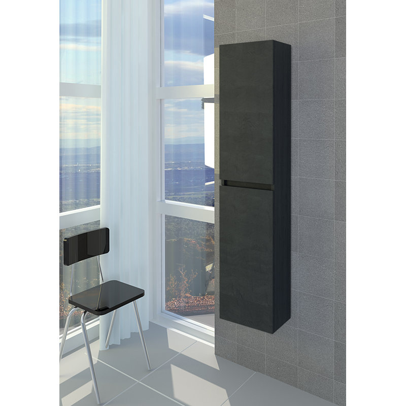 Samantha Linen Cabinet, Grey Ash
