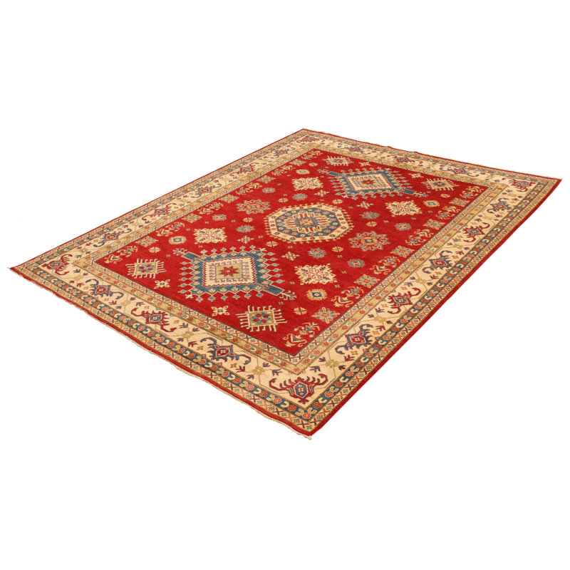 Tapis rouge foncé Finest Ghazni 8 pi 11 po x 11 pi 4 po