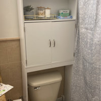 Aidie 24.8 W x 76.8 H x 7.87 D Over-the-Toilet Storage Latitude Run Finish: Brown