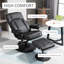 Fauteuil inclinable pivotant avec repose-pieds Amardo-1811068614