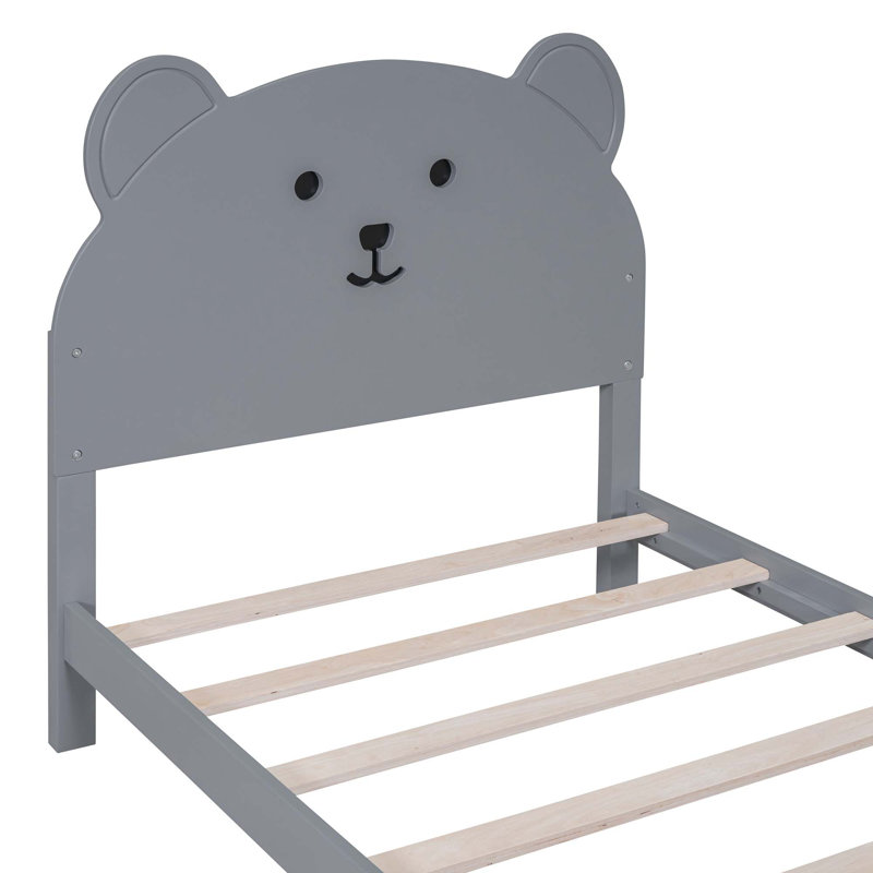 Lit Abass par Zoomie Kids, Simple, gris