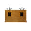 Ensemble de meuble-lavabo double 60 po Hermes-1132946874