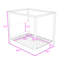 Lit plateforme à baldaquin en bois avec tête de lit tapissier-129037700-129037702