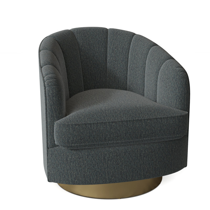Fauteuil demi-tonneau pivotant de 28,75 po Conseilsy, Oasis 9508