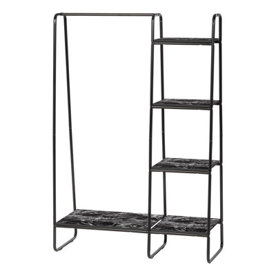 IRIS Multi-Shelf Metal Garment Rack
