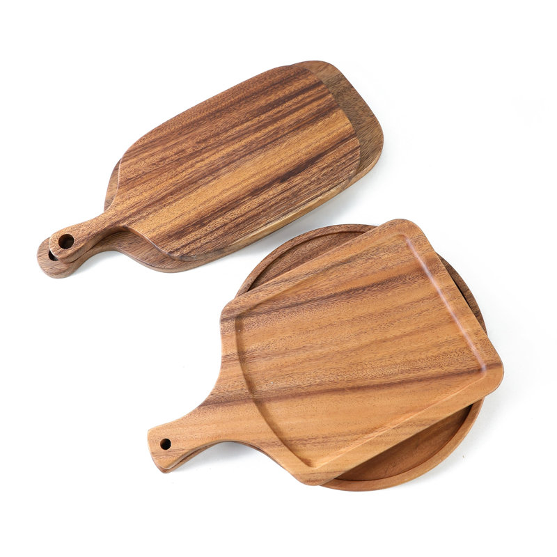 Millwood Pines Ciwan Walnut Cheeseboard, 15" L x 8.7" W