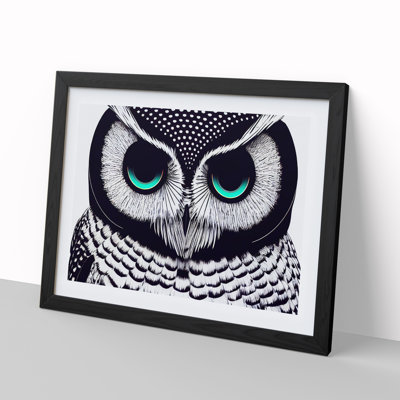 Illuminated Owl - Single Picture Frame Print
