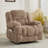 Kinue 41.3" W Swivel Upholstered Recliner with Massage and Heat-1183879874