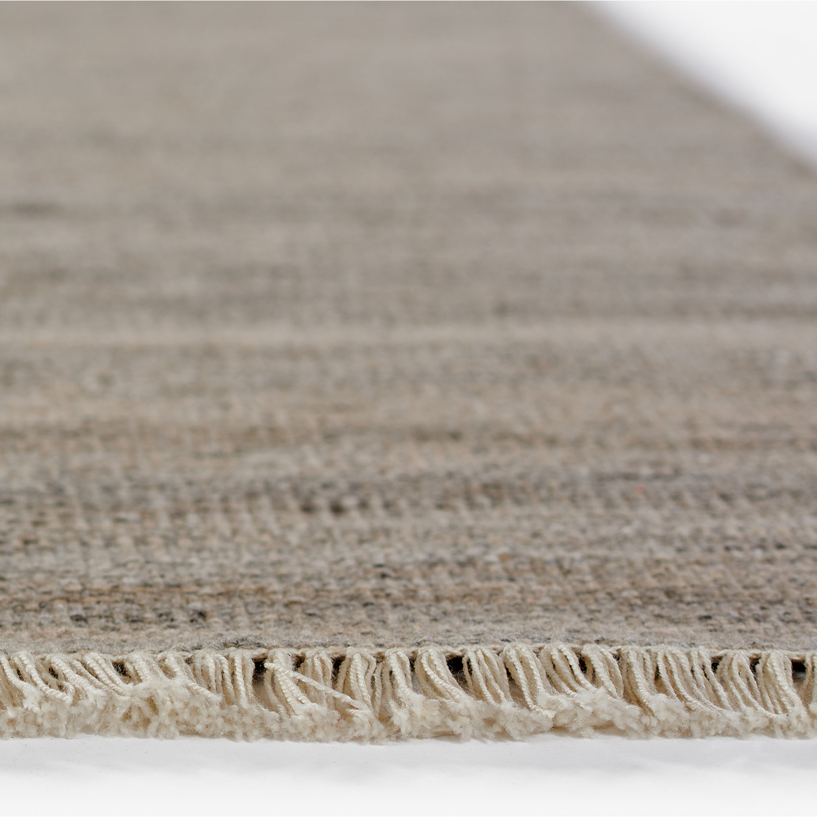 Cassandra Gray Hand-Woven Rug, Rectangle 2' x 3'