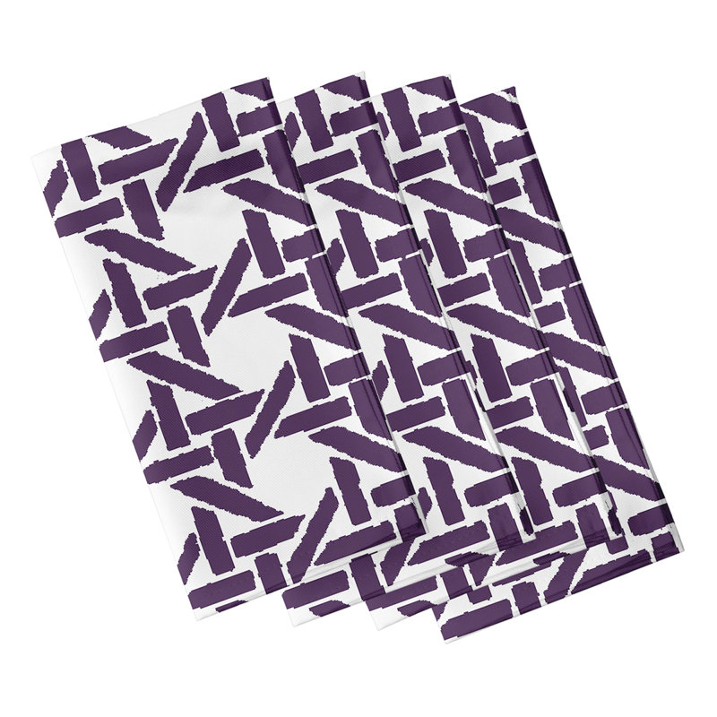 Ensemble de serviettes 4 pièces Josefien, Mauve