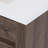 60.5" Double Bathroom Vanity With Cultured Marble Top-700561730