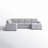 Ketterman Upholstered U-Shaped Sectional Left Hand Facing-2101365945