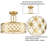 Drum Shade Semi Flush Mount LED Light