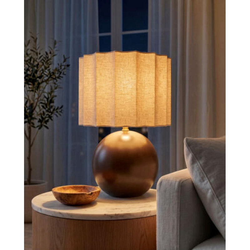 Marisely Table Lamp, Brown