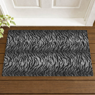 Machine Washable Indoor/Outdoor Chantille ACN2925 Animal Print Rug