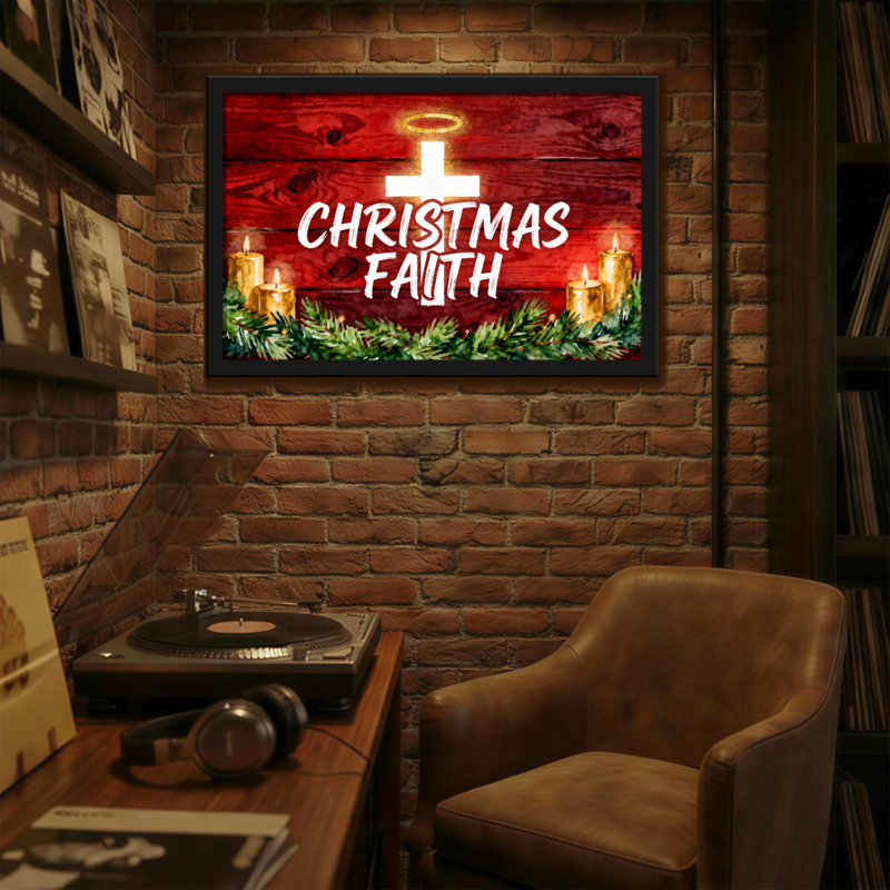 Christmas Christmas Faith, H 12 po x l 18 po