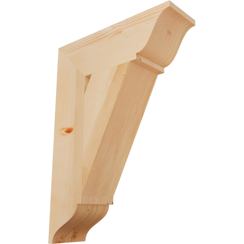 Support traditionnel, H 28 po x l 5,5 po x P 20 po, Douglas (lisse)