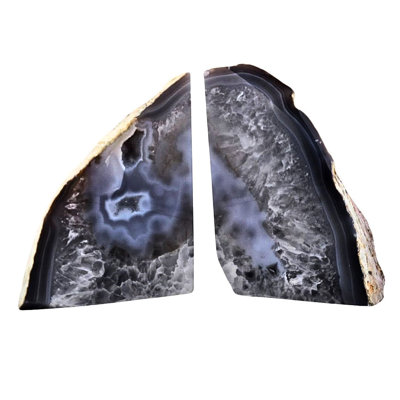 Serre-livres Eternity Agate |  Gris