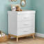 Babymore Mona 2 Piece Nursery Room Set - White