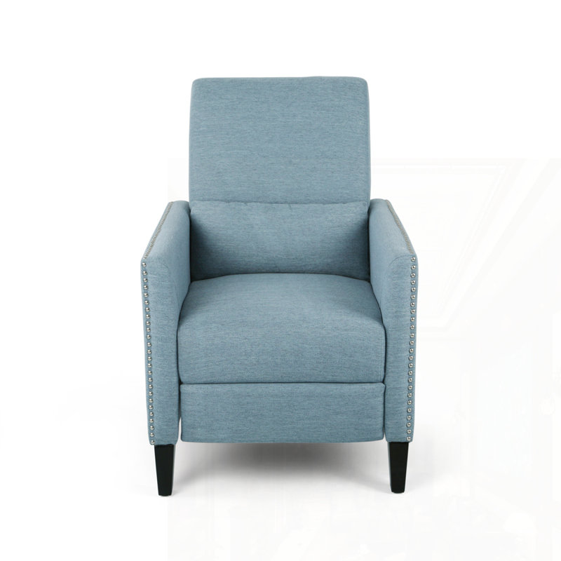 PUSH BACK RECLINER, Light Blue